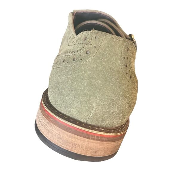 Vintage Foundry The Muphy Shoe in Olive suede men’s size 10 - Picture 5 of 11